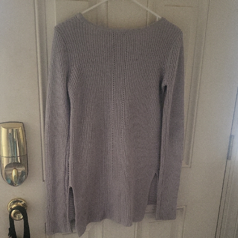 a.n.a Lavender Knit Pullover - Picture 3 of 3